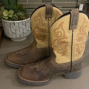 Kids Tony Lama Boots Almost New Size 13.5